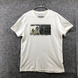 Free State Mens East Coast West Coast NY LA Graphic Tee T Shirt Size‎ Medium M